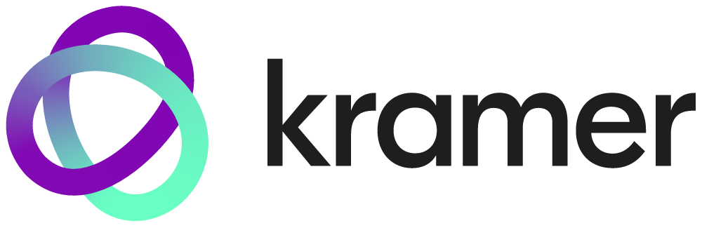 schwarzes Logo des Audiovision Herstellers Kramer